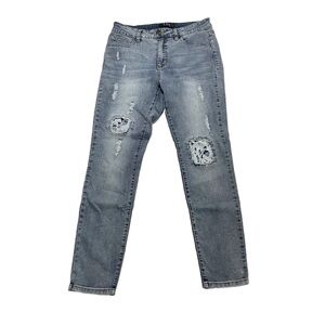 FDJ French Dressing Jeans Distressed Skinny Leg Jeans Size 6 Casual Streetwear